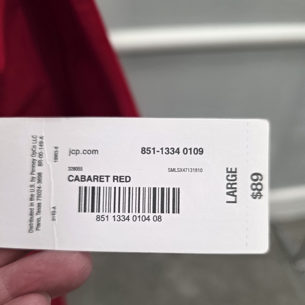 Liz Claiborne Women's Vibrant Red Utility Jacket - Picture 8 of 10